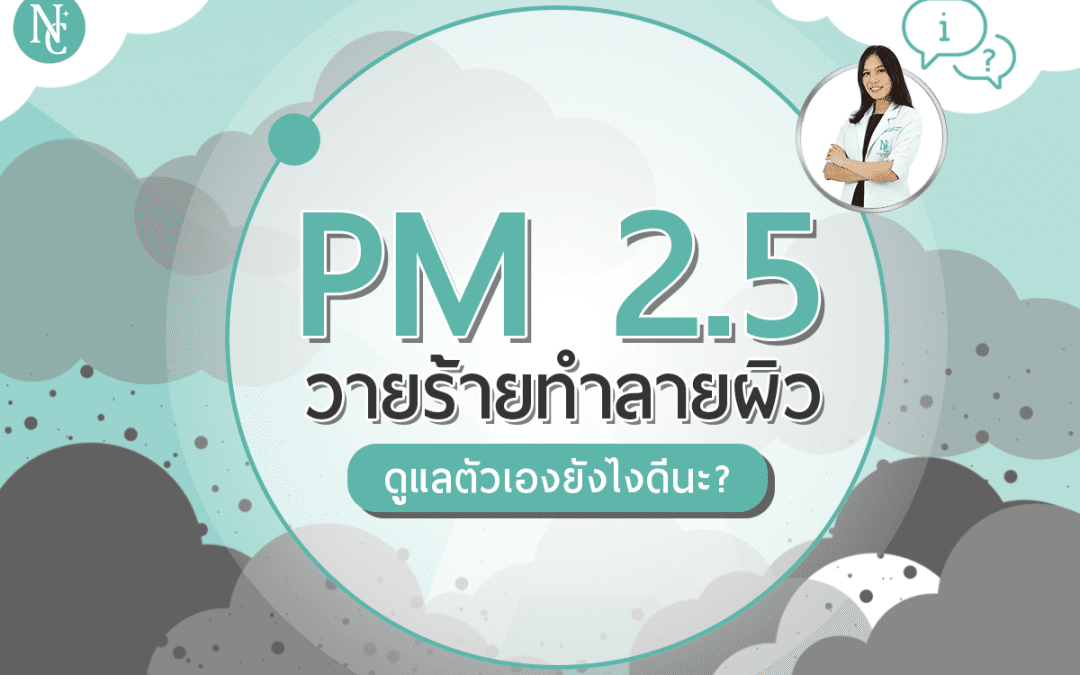 ฝุ่นพิษทำร้ายผิว PM2.5 ตัวการผิวเสีย หน้าแก่ก่อนวัย