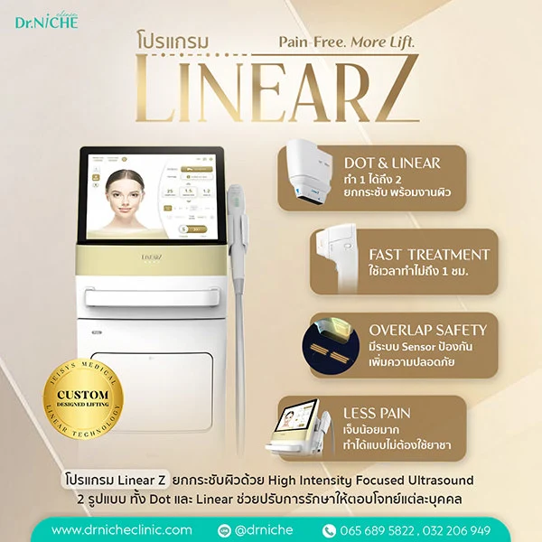 โปรแกรม Linear Z ยกกระชับผิว แบบไม่เจ็บ